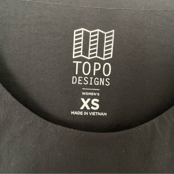 Topo Designs Global Pullover Dress Tunic Black XS - Picture 5 of 9